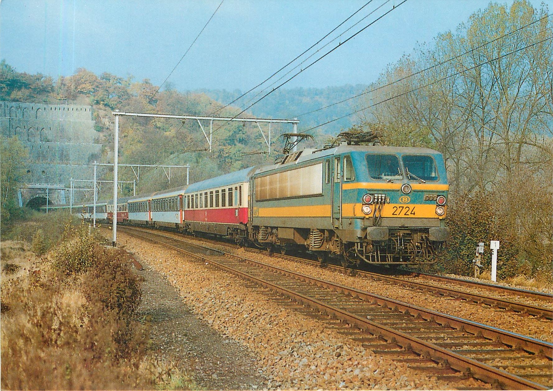 CPM NMBS SNCB Locomotive electrique BB 