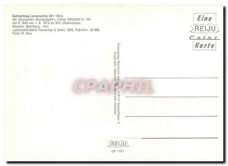 CPM Locomotive 001 150 2  — Verso