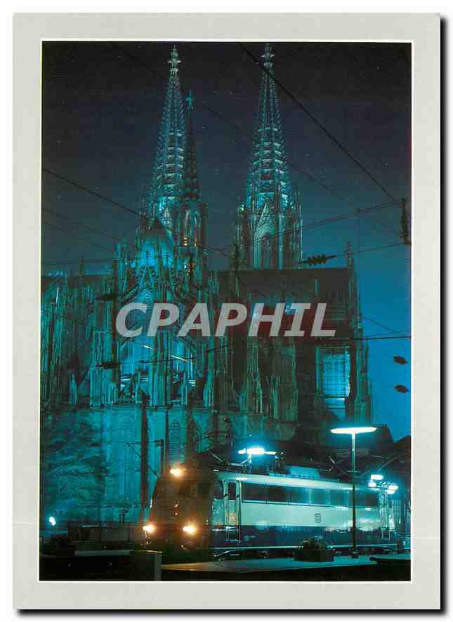 CPM Dom zu koln mit schneilzug ellok 110 420 