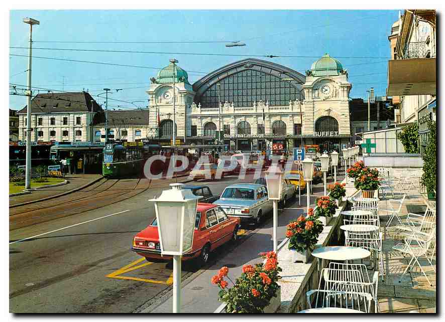 CPM Switzerland Basel Centralbahnplatz mit 