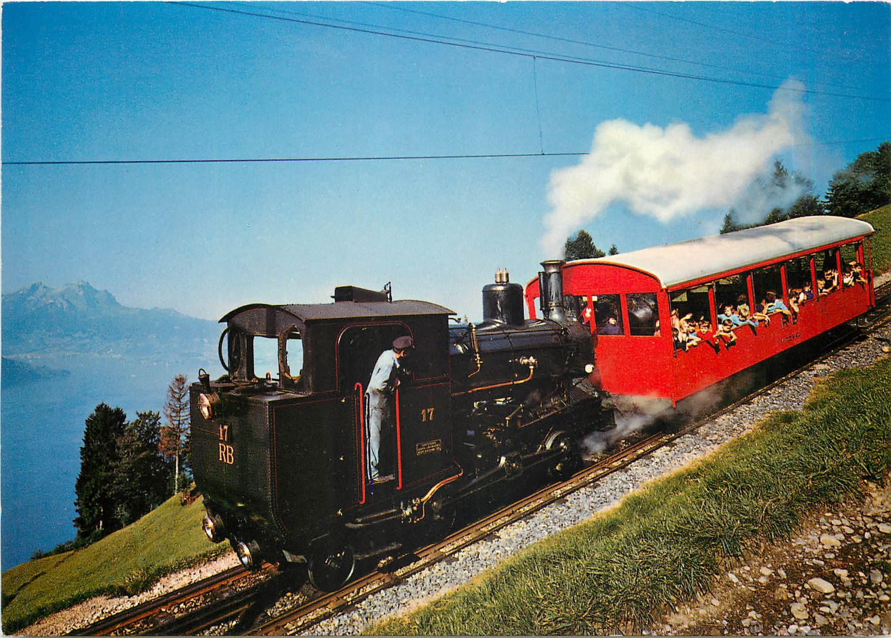 CPM Vitznau Rigi Bahn alteste Berg Zahnradbahn Europass 