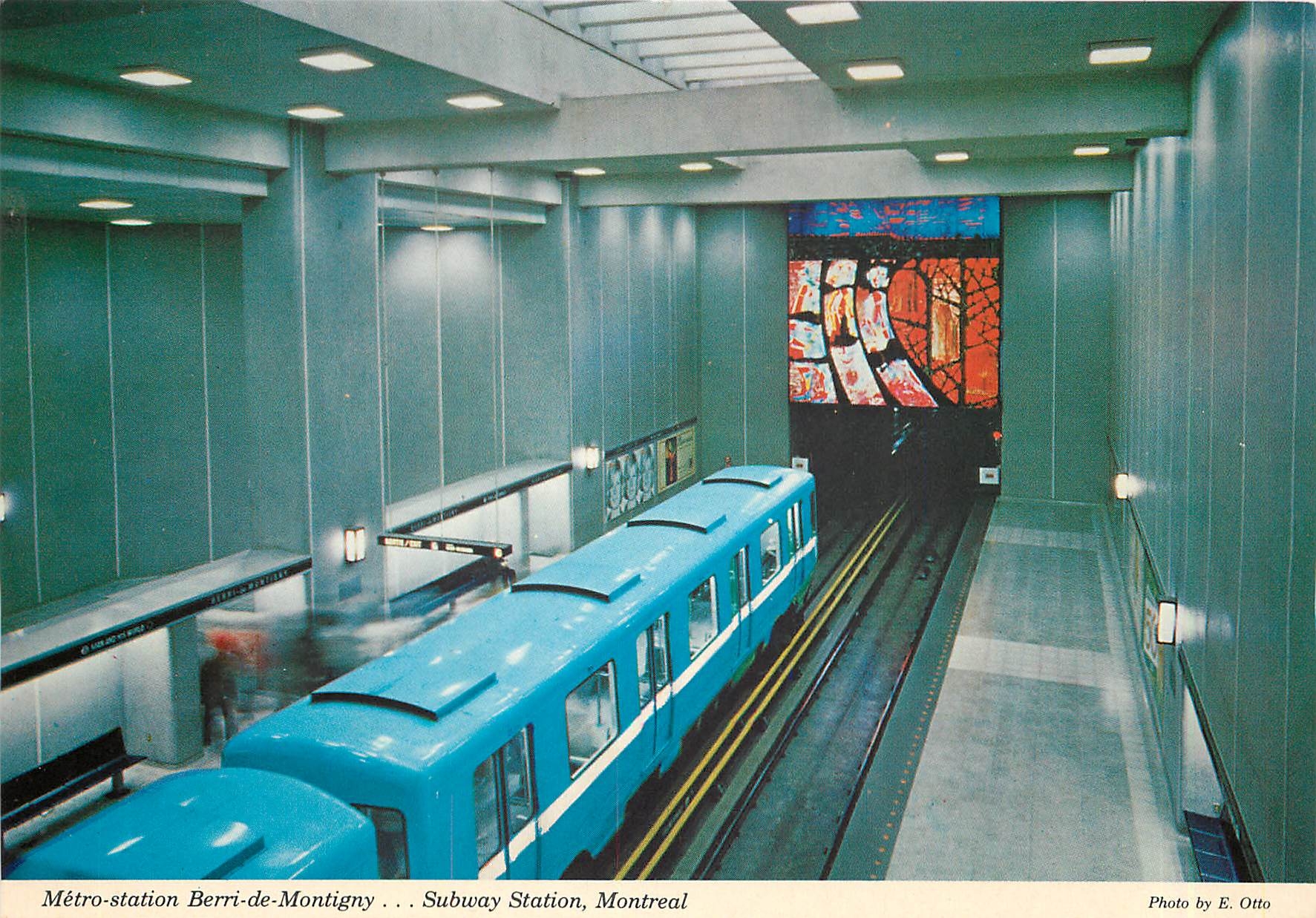 CPM Metro Station Berri de Montigny Subway Station Montreal 