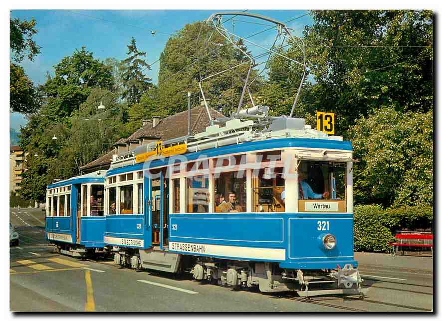 CPM Verkehrsbetriebe der Stadt Zurich Motorwagen Ce 44 Nr 321 