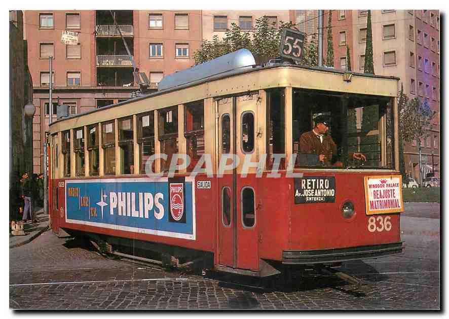 CPM Tram vies de Barcelona Cotxe 836 