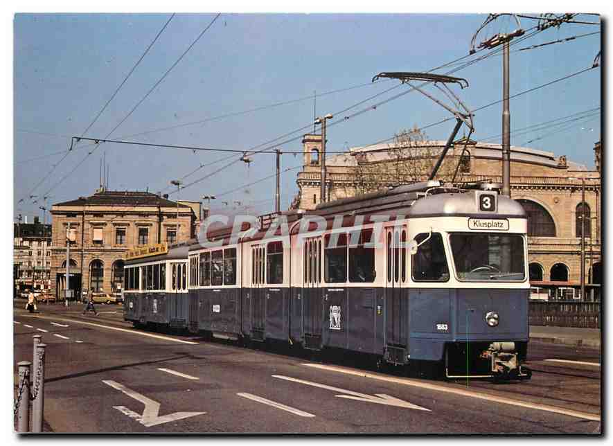 CPM Zuri Tram VBZ Mirage Be 4 6 1983 