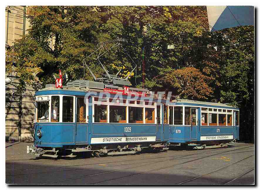 CPM Zurchertram Zweiachser Anhangerzug Linie 14 