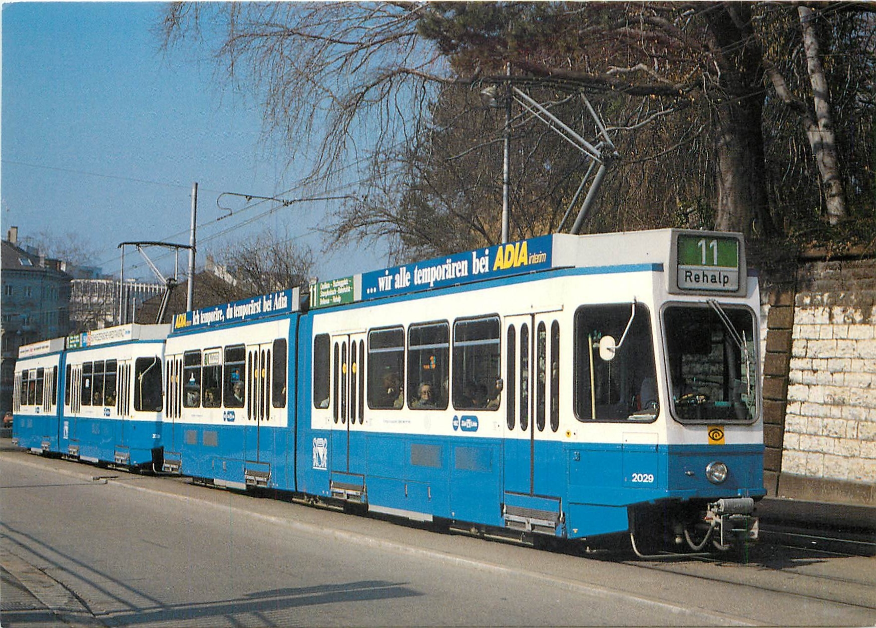 CPM Verkehrsbetriebe der Stadt Zurich Electric motor car Be 4 6 2029 and 2036 