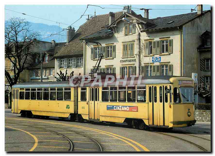 CPM Compagnie des Transports en commun de Neuchatel et environs Meter gauge motor car Be 4 6 594 