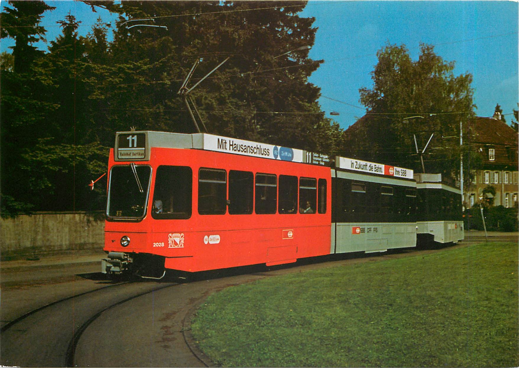 CPM VBZ Tram 2000 mit SBB Intercity Bemalung 