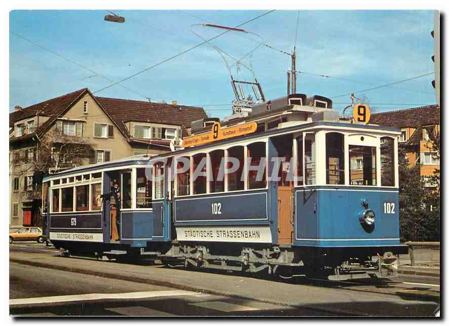 cPM Zuri Tram Museumsfahrzeuge VBZ TMZ Ce 2 2 