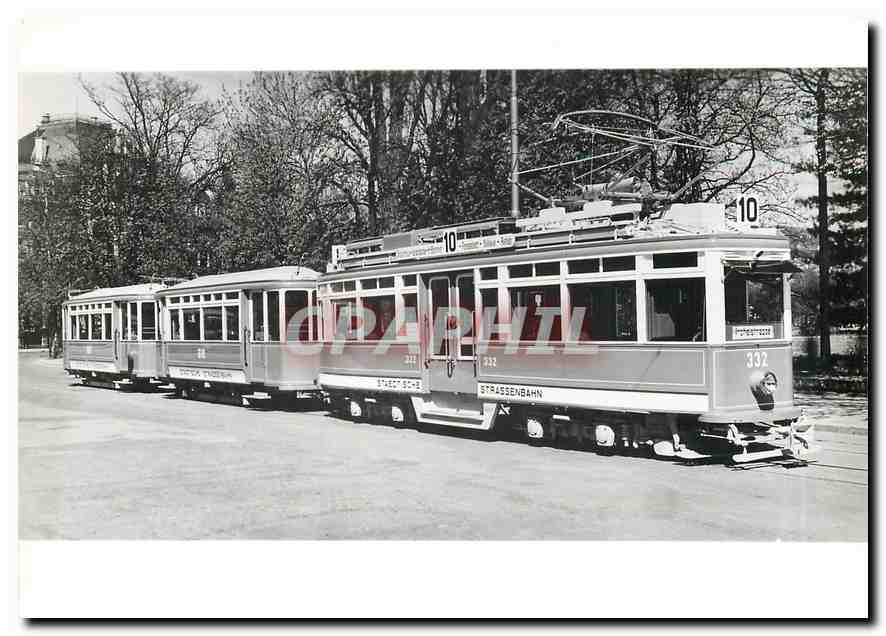 cPM Verein Tram museum Zurich Motorwagen Ce 4 4 332 