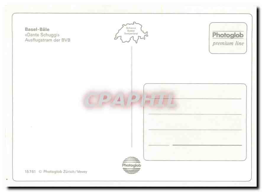 cPM Basel Bale Dante Schuggi  — Rückseite