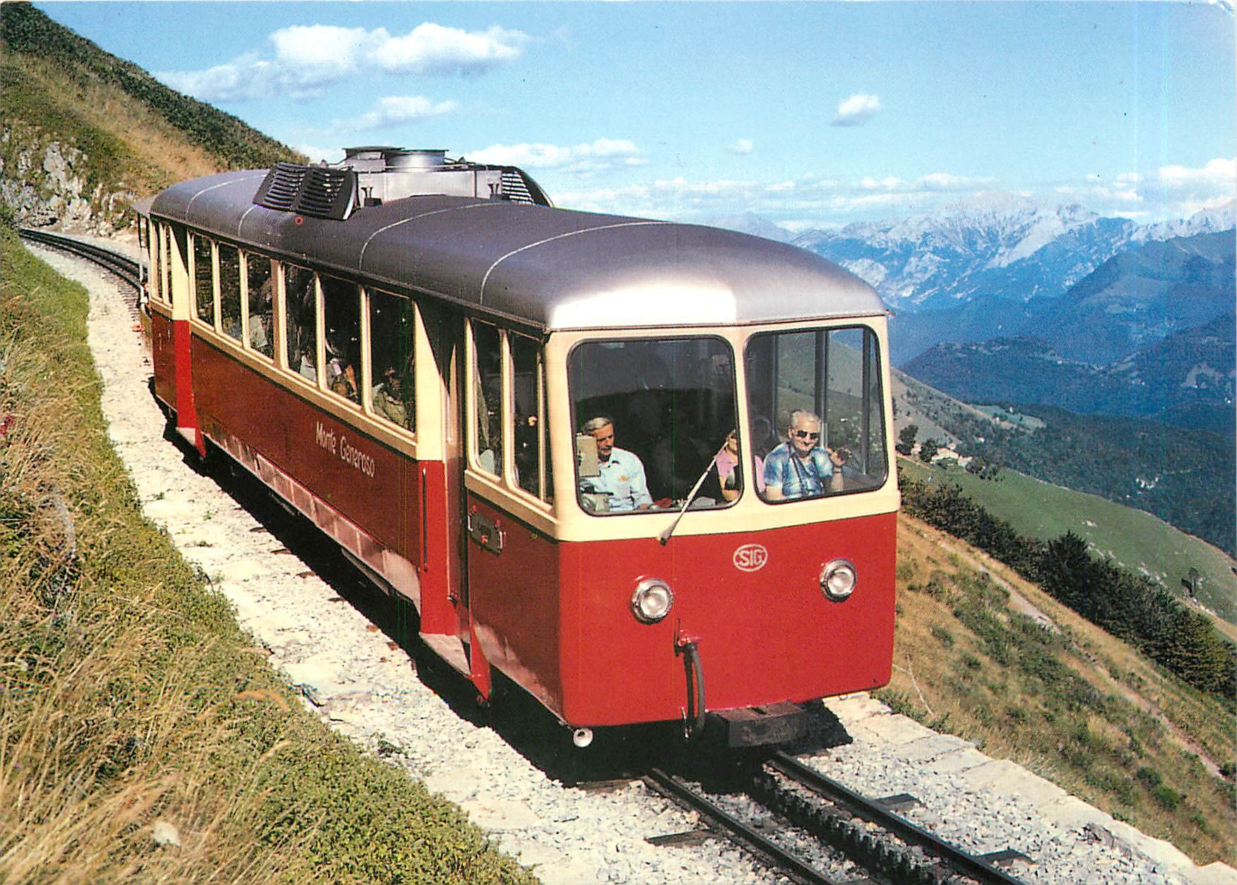 CPM Monte Generoso Bahn rack rail car Bhm 2 4 no 3 