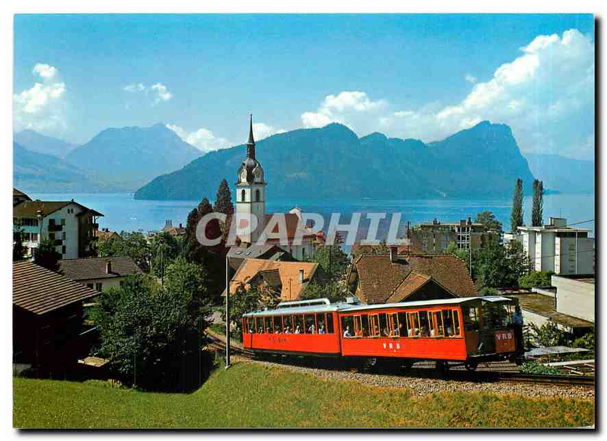 CPM Switzerland Vitznau am Vierwaldstattersee mit Rigibahn 