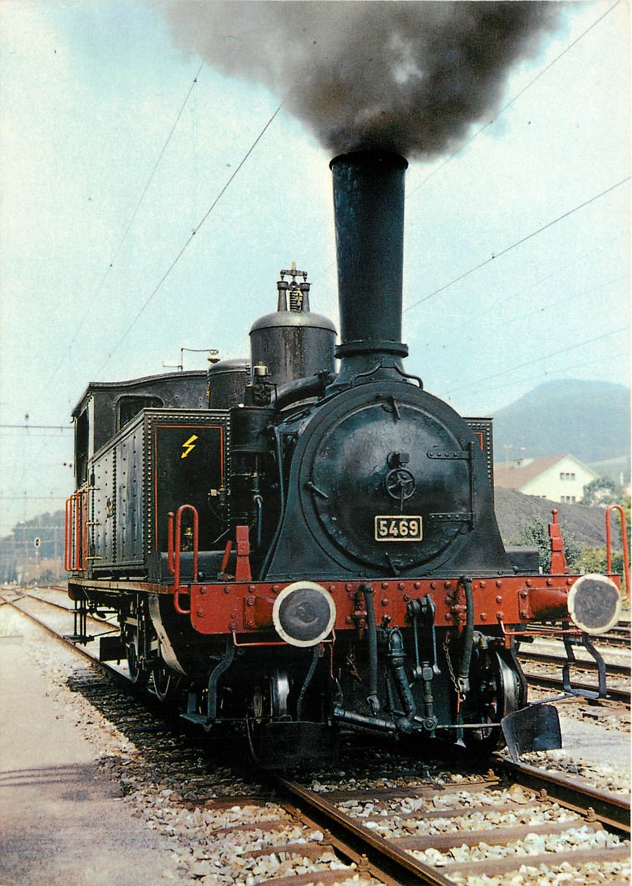 CPM Locomotive Eb 2 4 5469 Typ American der Jura Simplon Bahn 
