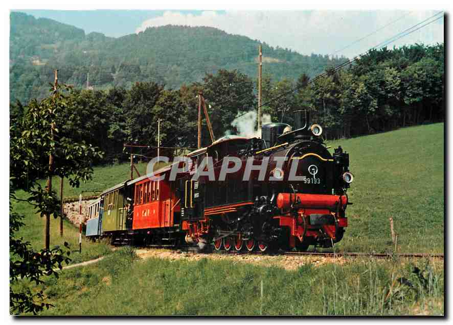 CPM Chemin de fer touristique Blonay Chamby Locomotive 99193 