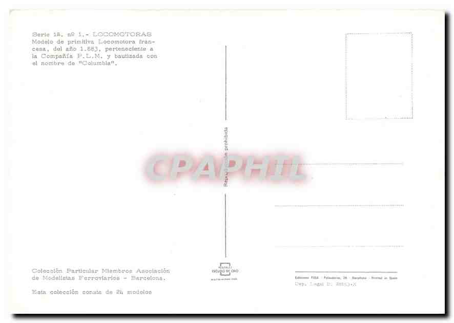 CPM Locomotoras PLM  — Verso