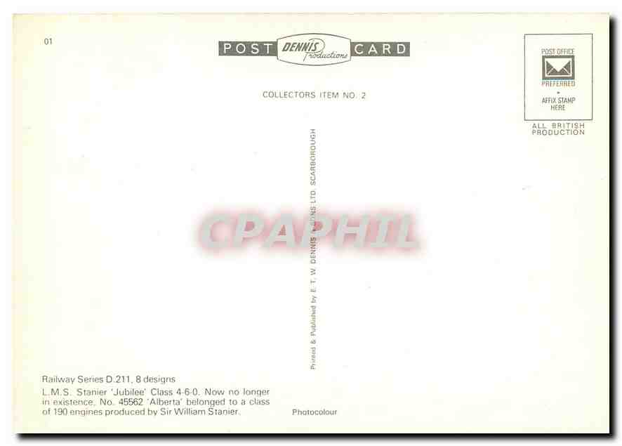 CPM LMS Stanier Jubilee Class 4 6 0  — Verso