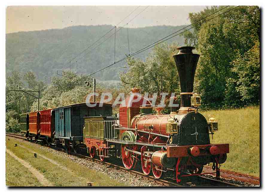 CPM Verkehrshaus der Schweiz Luzern The Spanisch Brotil Bahn The first Swiss Railway 1847 