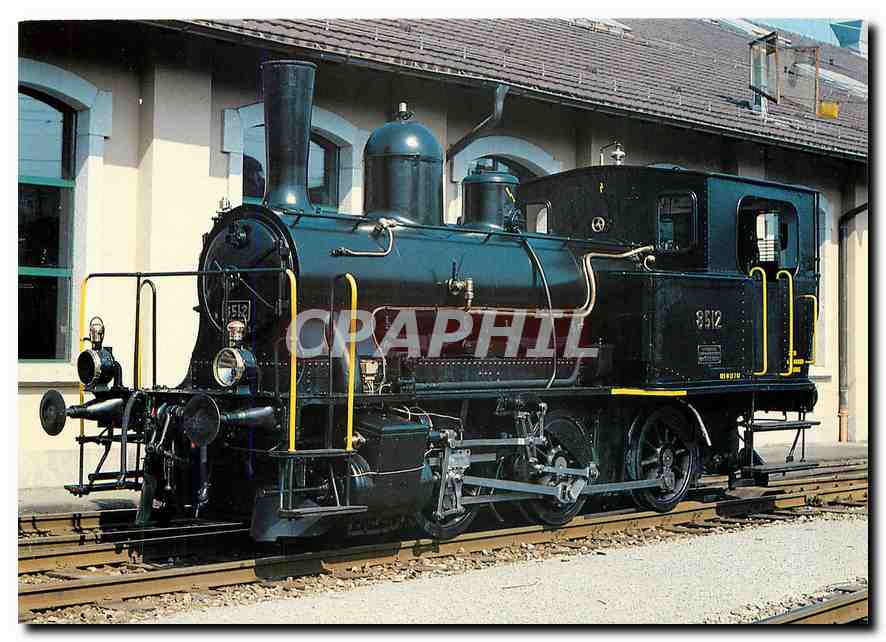 CPM Swiss Federal Railways SBB Tank locomotive E 3 3 8512 shown at the Swiss transport Museum Lucern