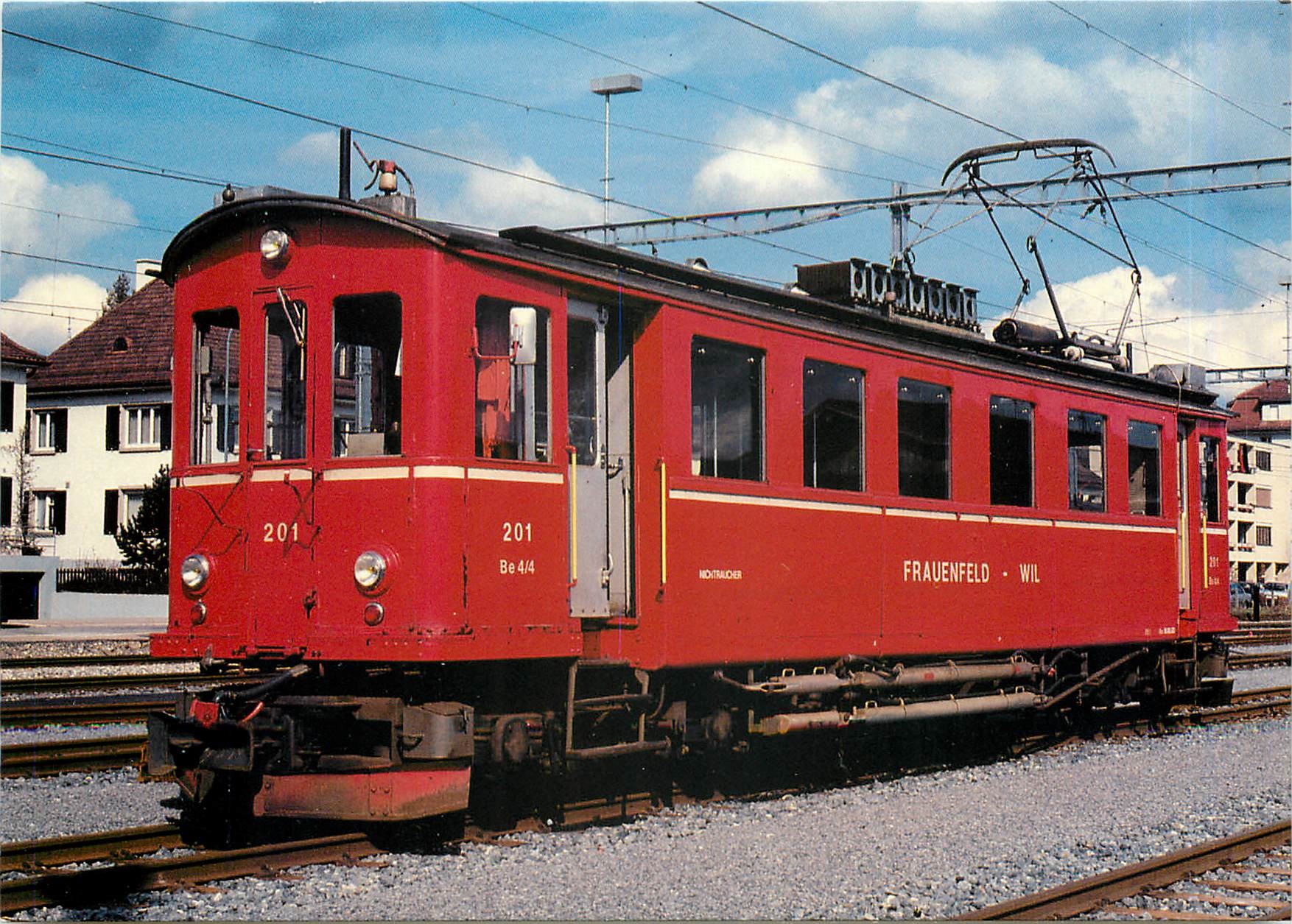 CPM Frauenfeld Wil Bahn Electric motor coach Be 4 4 201 