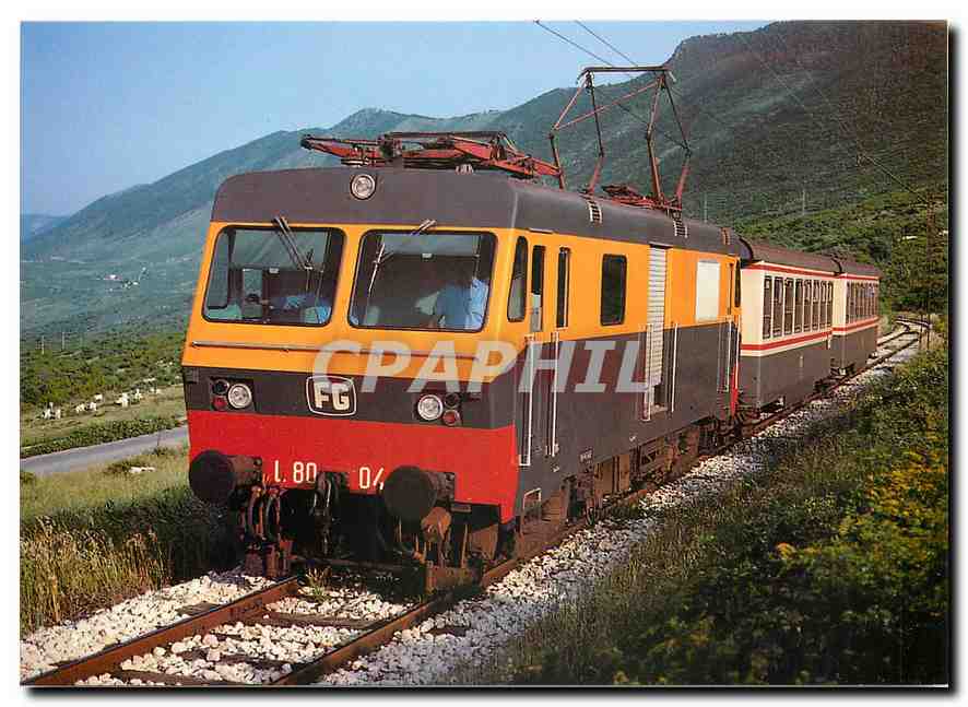 CPM Electric locomotive L 80 04 between Cagnano Varano and San Giacomo 