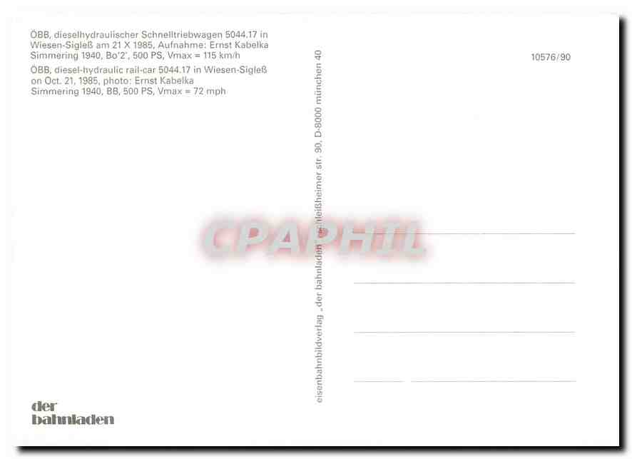 CPM OBB diesel hydraulic rail car 5044 17 in Wiesen Sigkess  — Verso