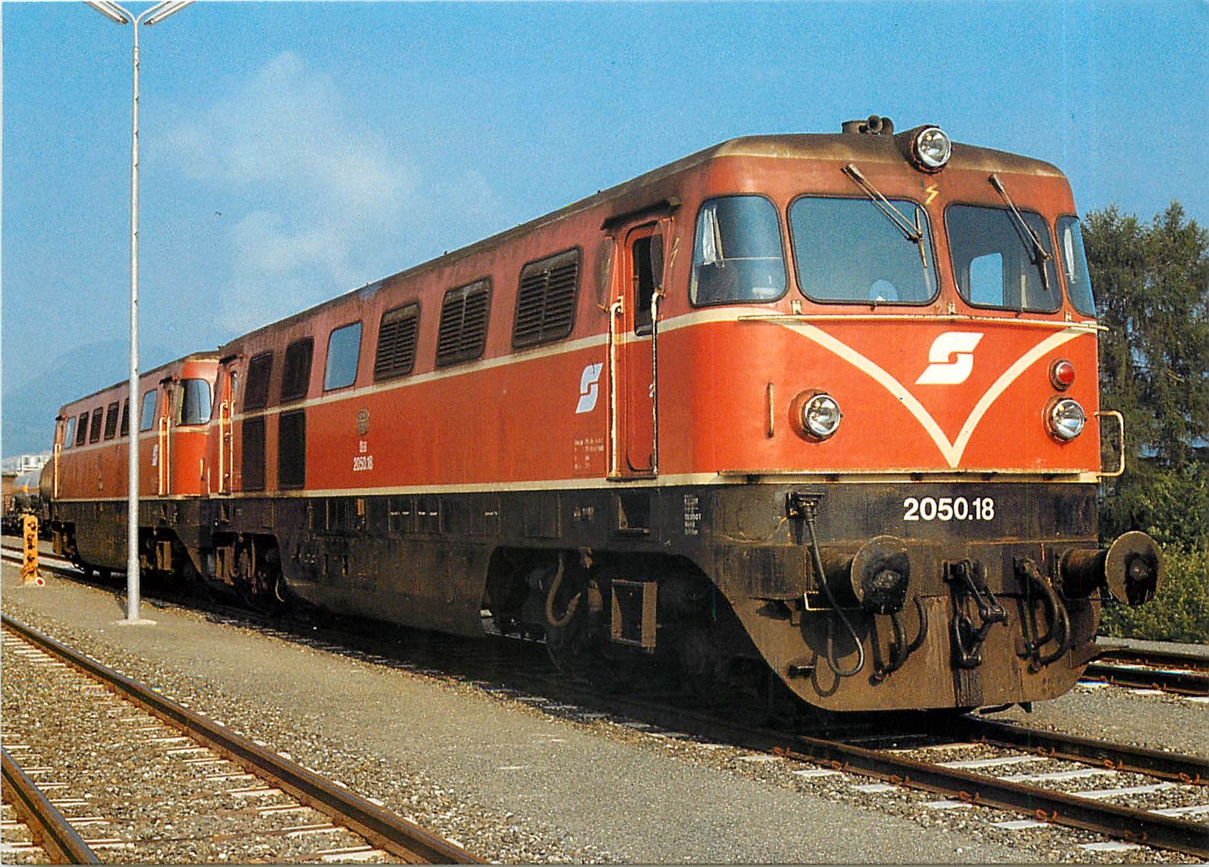 CPM OBB diesel electric locomotives for multiple purposes 2050 18 2050 16 