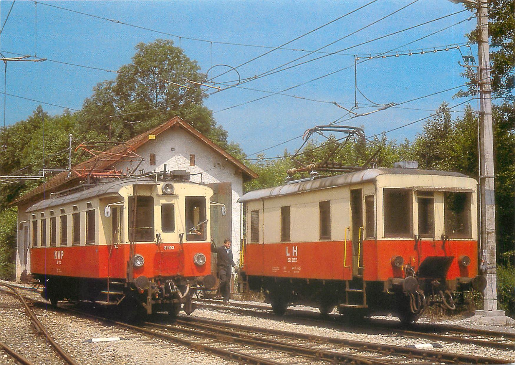 CPM Elektro Triebwagen ET 21 103 Elektro Gleichtrichterwagen EGL 25 052 