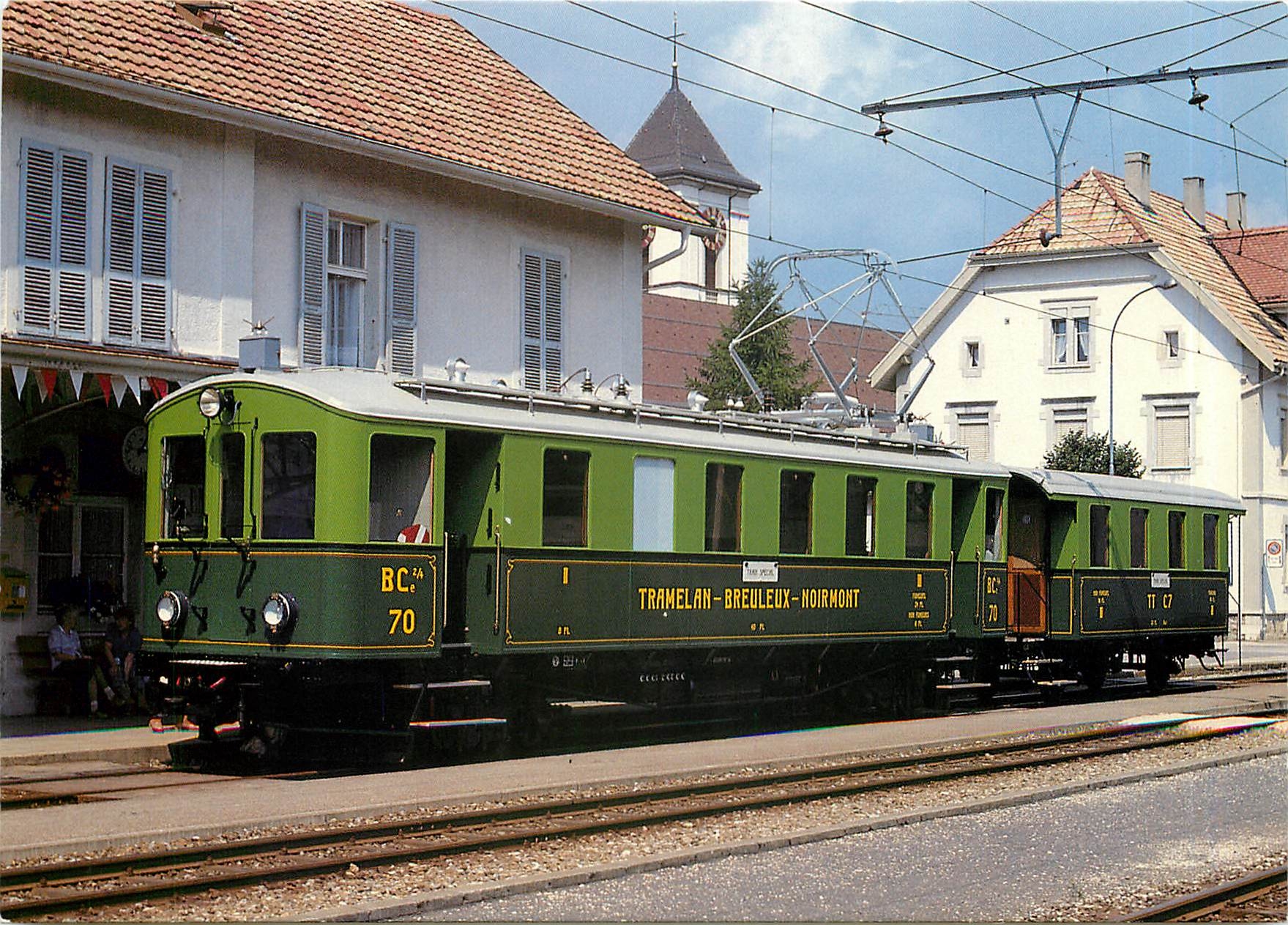 CPM Chemins de fer du Jura Electric motor coach BCe 2 4 70 