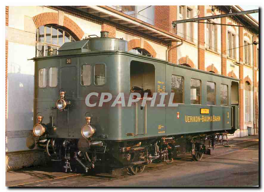 CPM Uerikon Bauma Railway Steam railcar CZm 1 2 31 