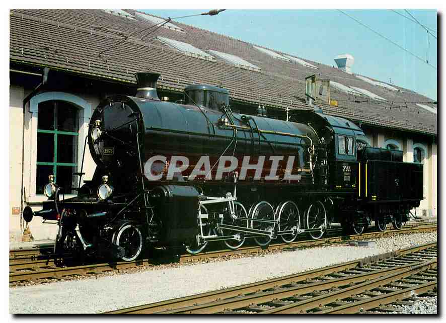 CPM Locomotive C 5 6 2965 shown at the Swiss Transport Museum Lucerne 