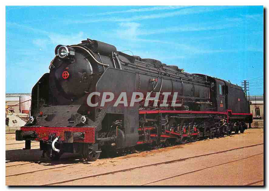 CPM Locomotora serie 151 F 3101 a 3122 Tipo Santa Fe 