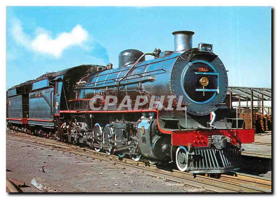 CPM South African Railways Steam locomotive Tyoe 14 CRP Depot Paarden Eiland 