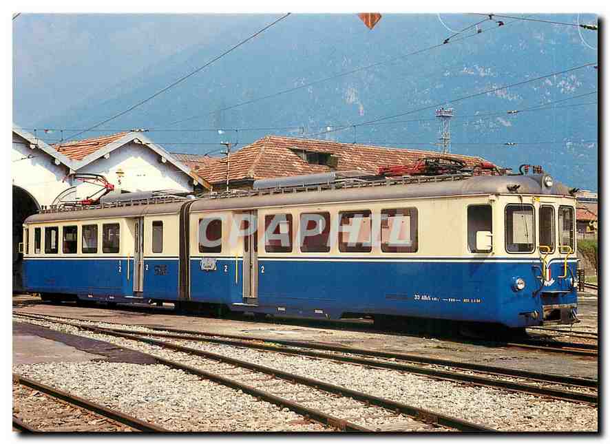 CPM Societa Subalpina di Imprese Ferroviare Electric motor coach Be 6 6 33 Sempione 