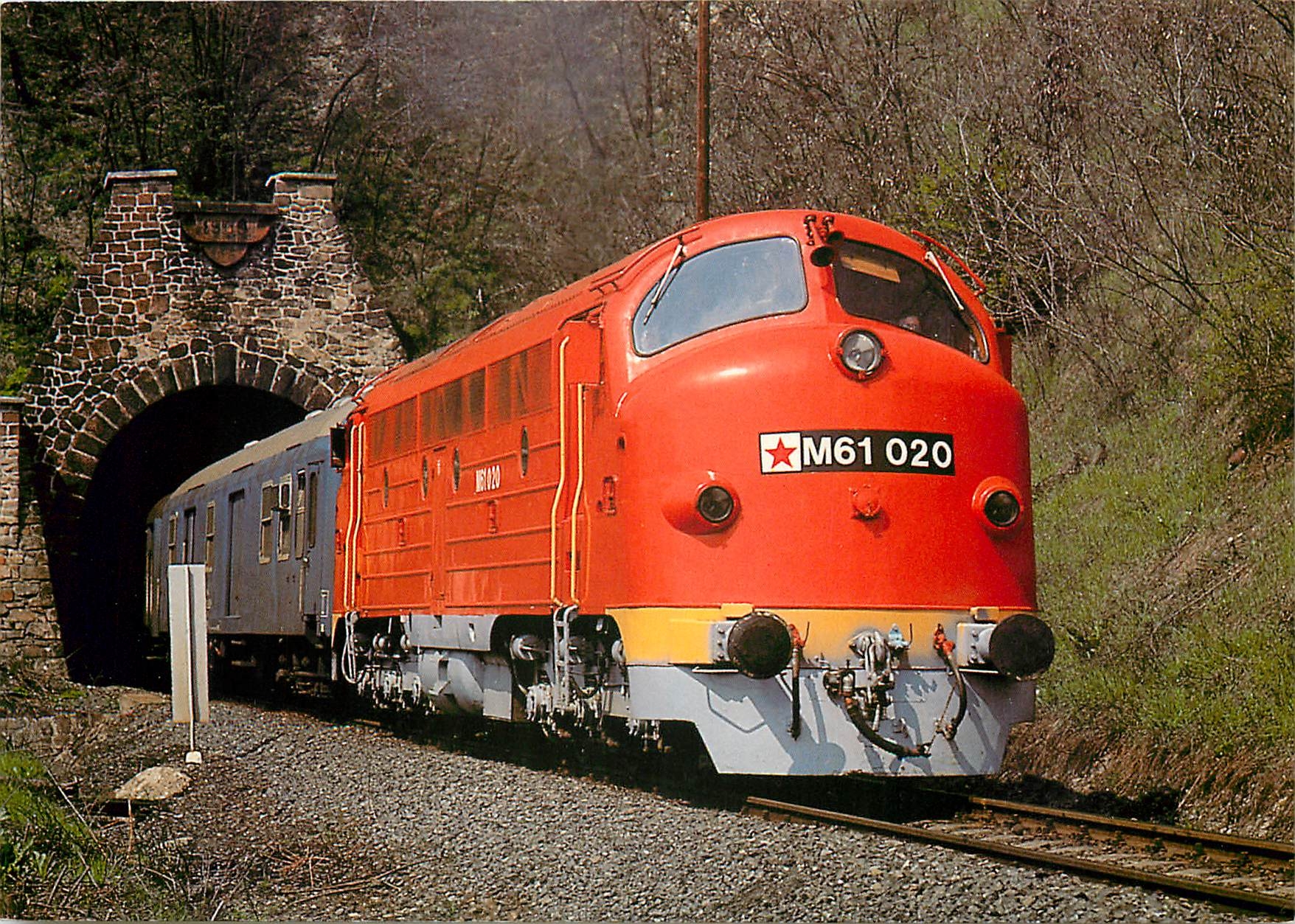 CPM Locomotive M61 020 bei Balatonakarattya 