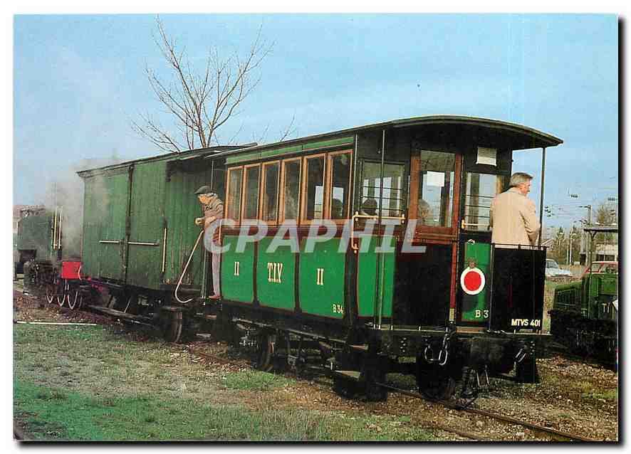 CPM Gare de valmondois Voiture TIV B 34 