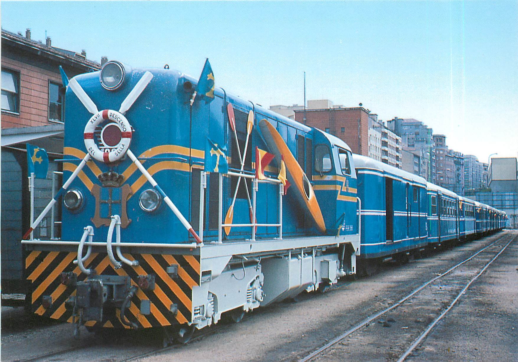 CPM Tren de la Piragua Remolcado Locomotora N 1060 
