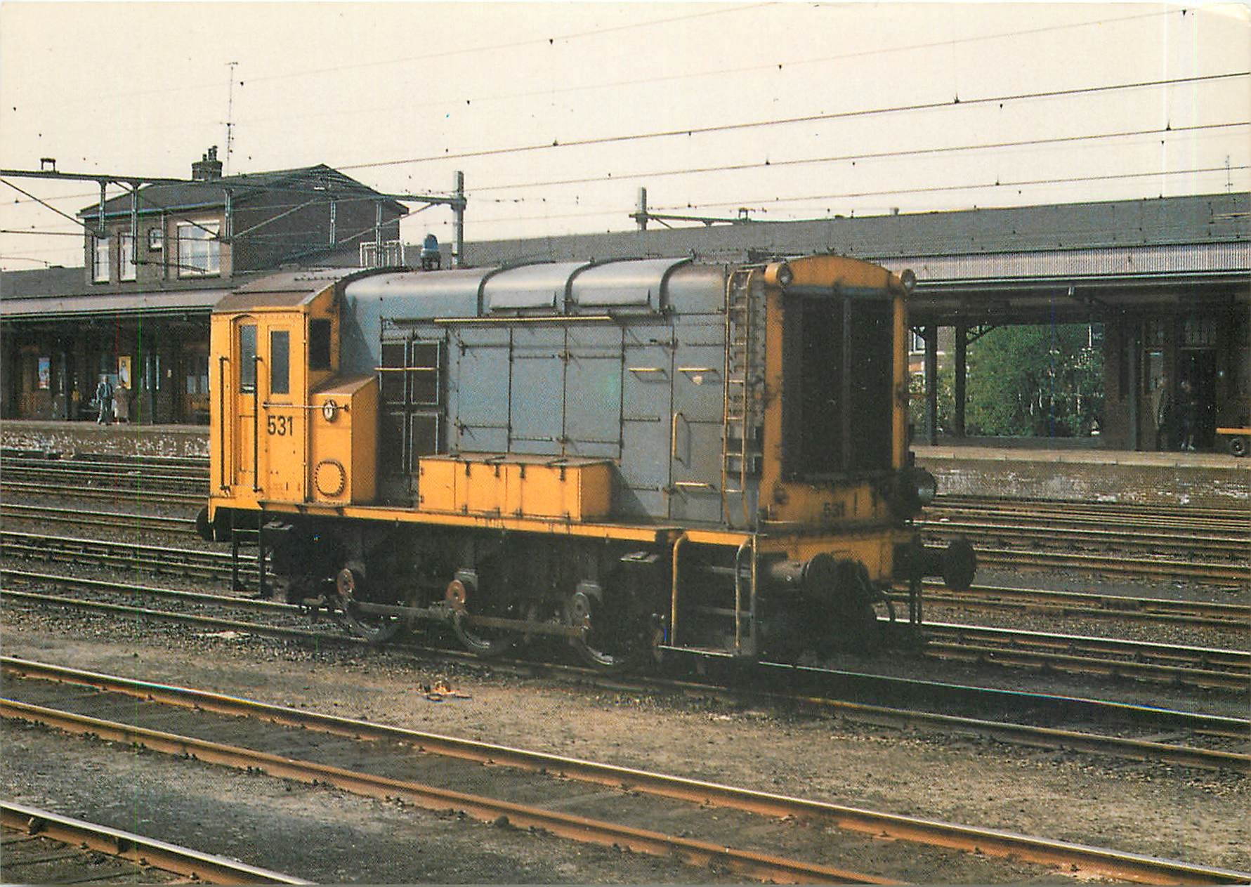 CPM NS 531 Diesel Rangeerlokomotief Te Almelo 