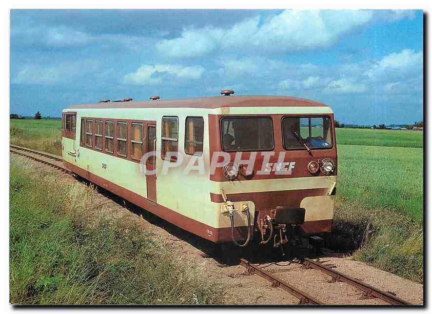CPM Narrow gauge rail car X 213 near Lucay le Male 