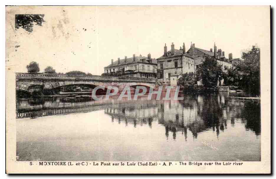 Montoire (L. et C.) - Le Pont sur le Loir (Sud-Est) - A.P.