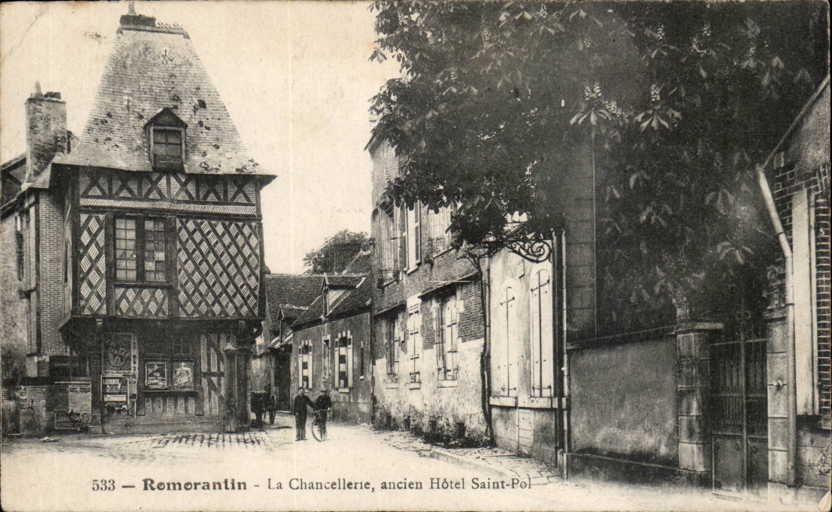 Romorantin — La Chancellerie, ancien Hôtel Saint-Pol — éditeur inconnu, n° 533