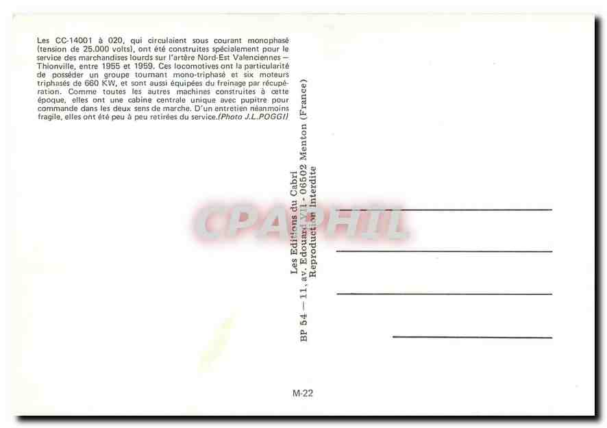CPM Les CC 14001 a 020  — Rückseite
