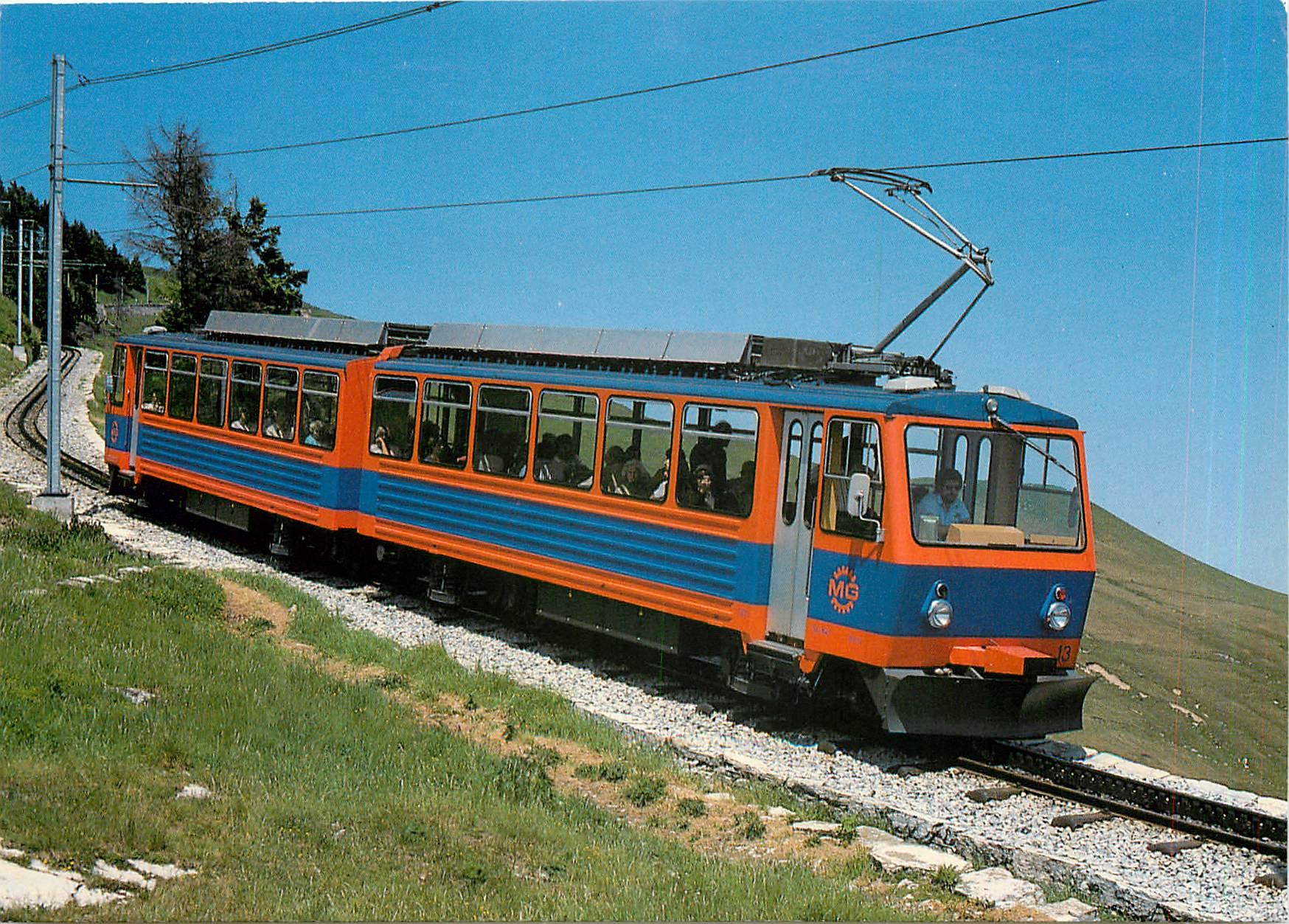 CPM Rack Ferrovia Monte Generoso Rack motor coach Bhe 4 8 13 