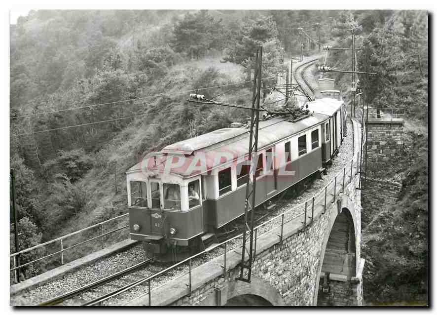 CPM Train mixte pres de Capuccio 