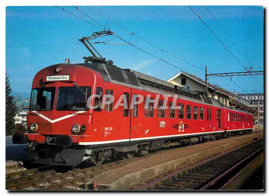 CPM Emmental Burgdorf Thun Bahn Electric motor baggage coach RBDe 4 4 225 