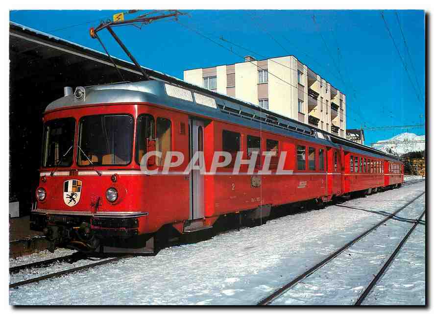 CPM Switzerland Rhatische Bahn Pendelzug Be Nr 512 