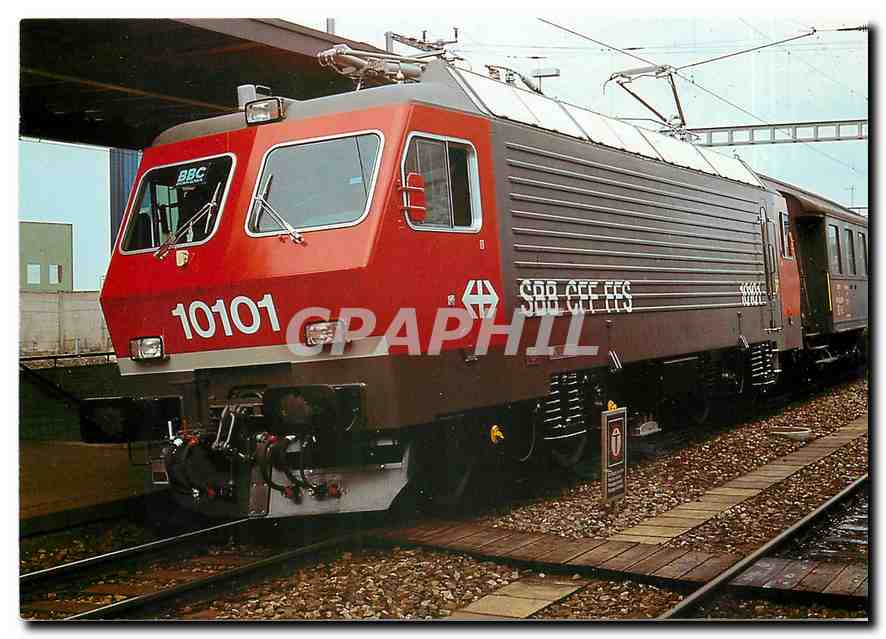 CPM SBB Schnelizugslokomotive Vallee de Joux Re 4 4 IV Nr 10101 