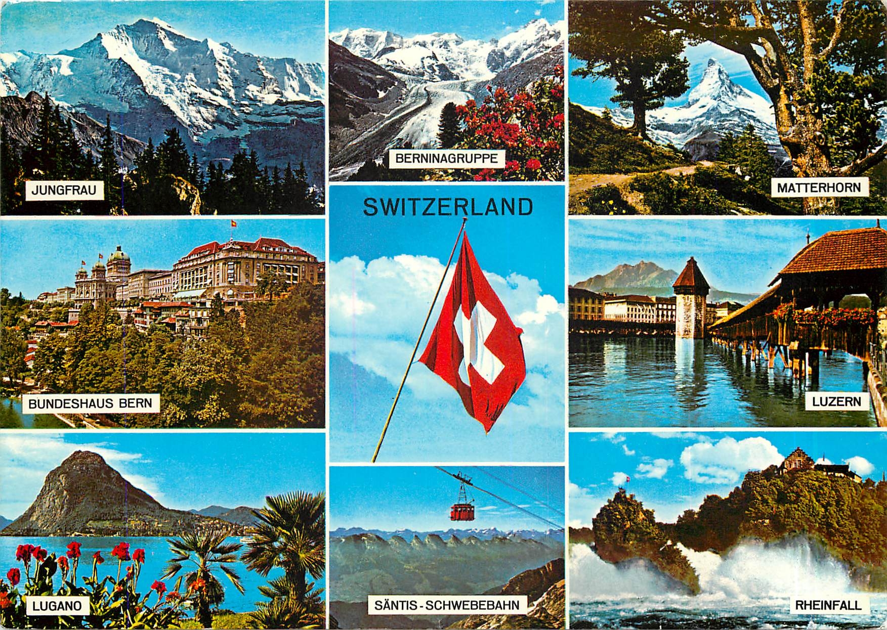 CPM Switzerland Jungfrau Bundeshaus Bern 