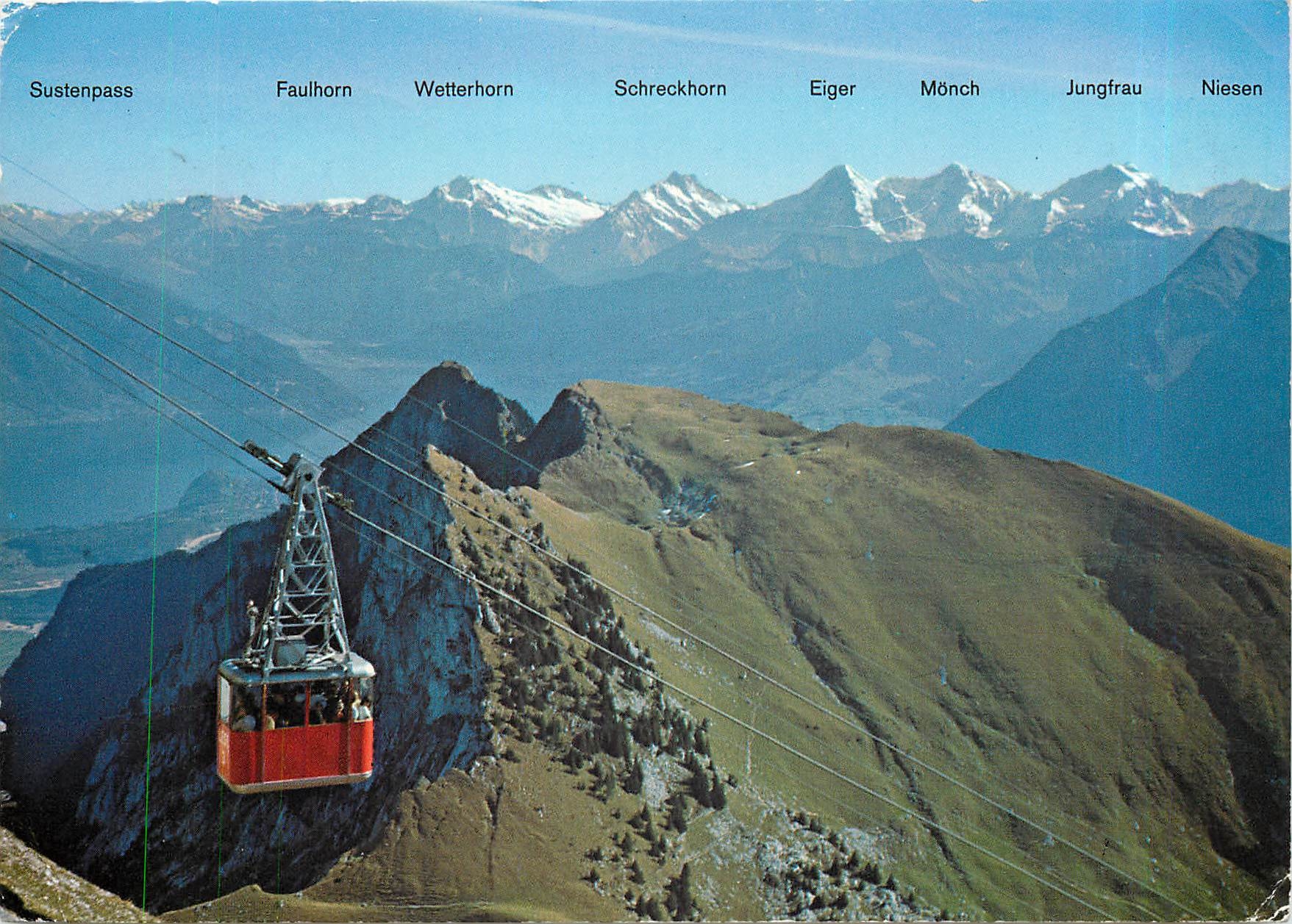 CPM Luftseilbahn Erlenbach Stockhorn Lest Summental Berner Oberland 